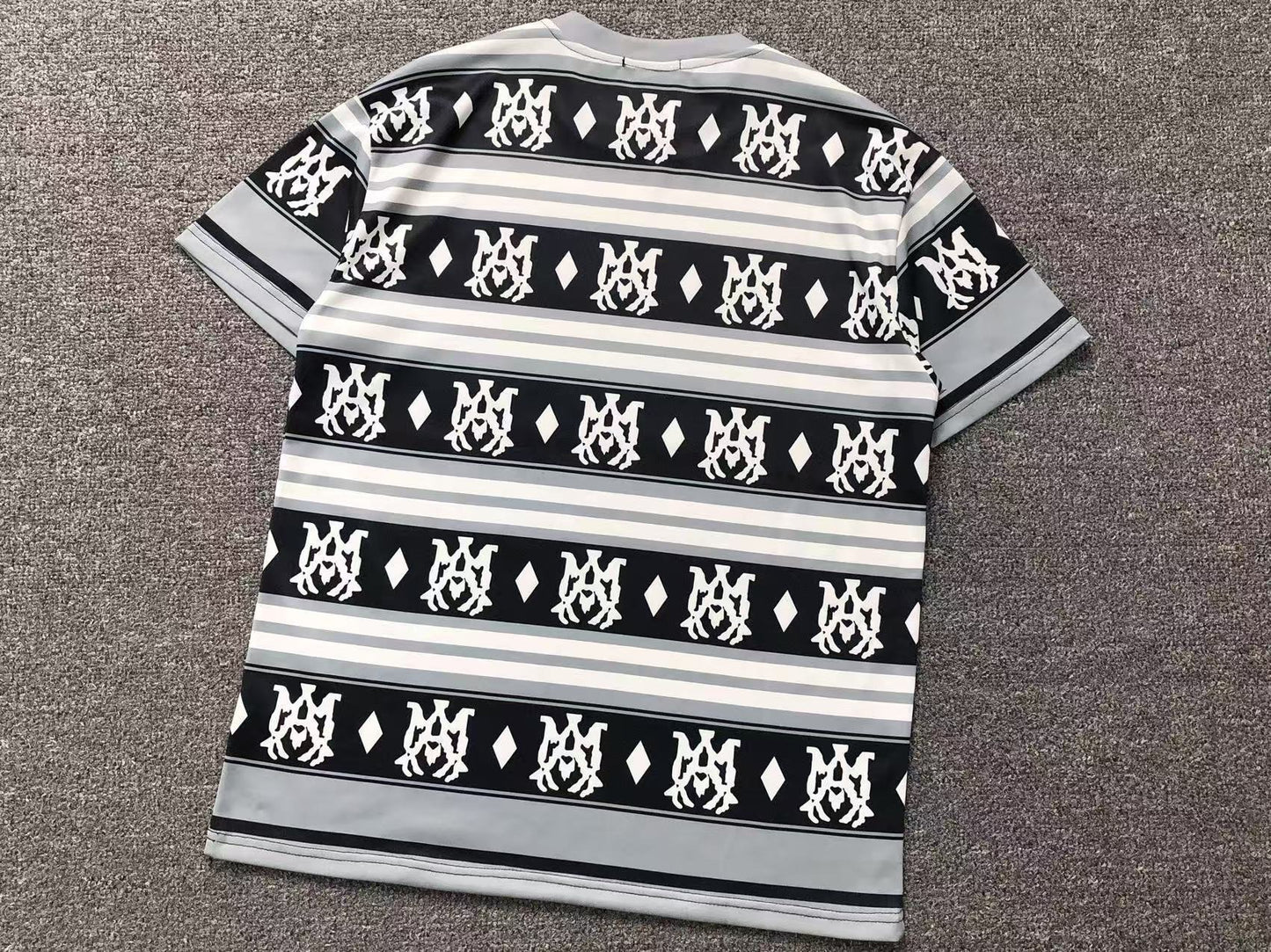 Camiseta AMIRI Monogram Stripe Pattern