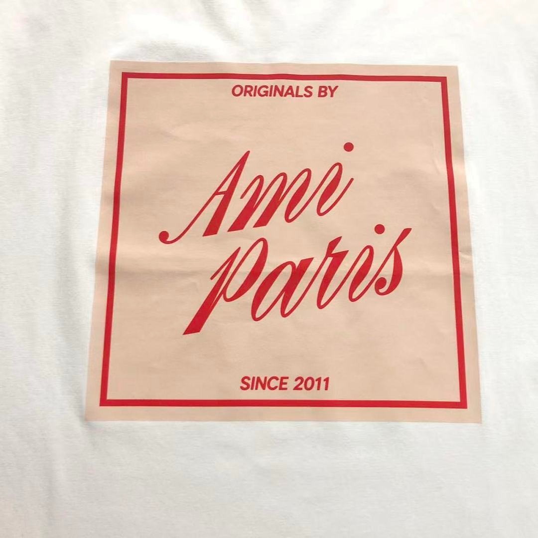 Camiseta AMI Paris Originals Box Logo Tee
