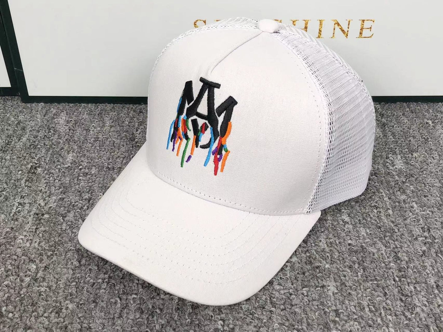 Boné Trucker AMIRI Drip Logo