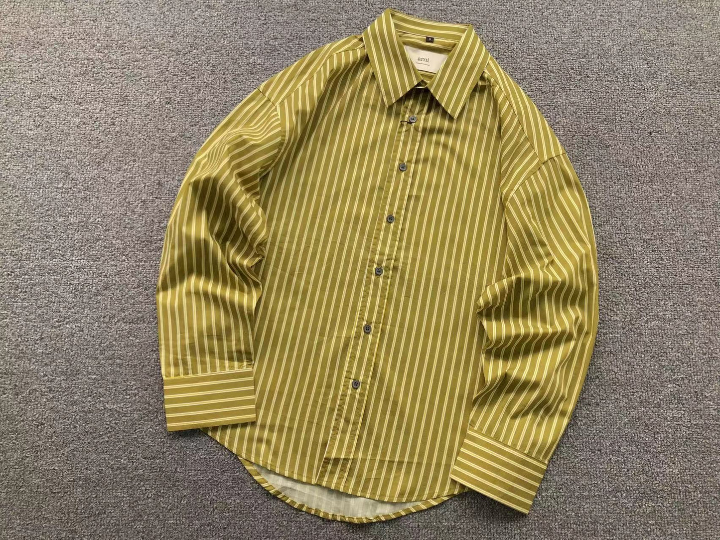 Camisa AMI Paris Stripe Colorway