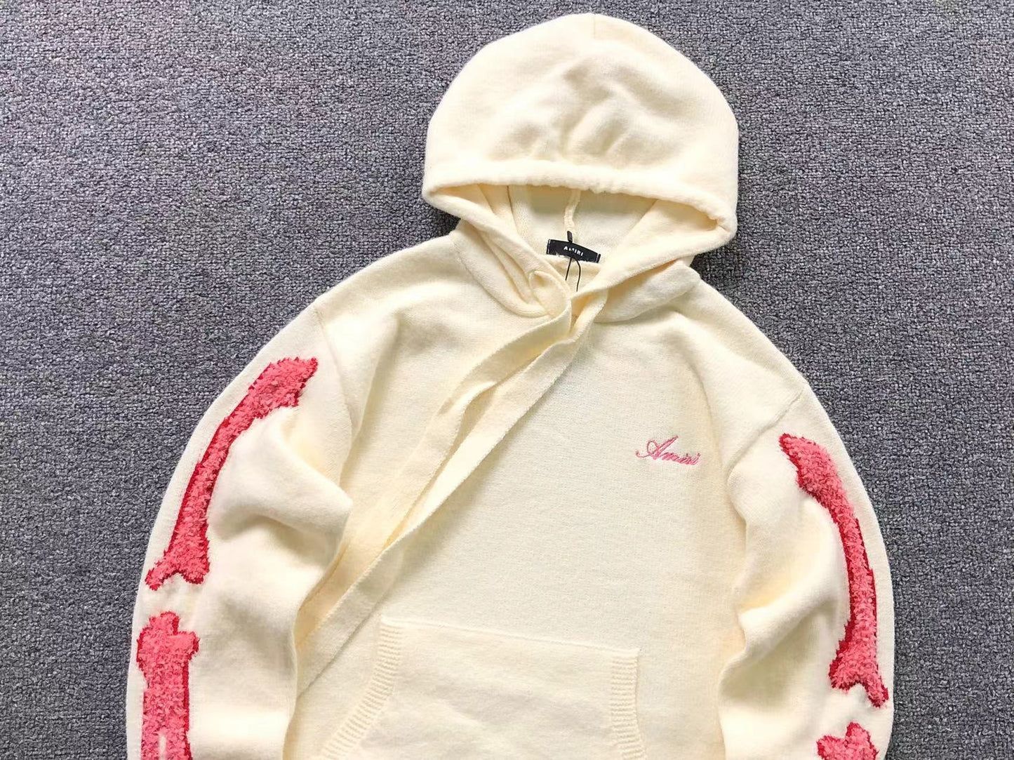 Suéter AMIRI Sleeve Flame Minimal Hoodie