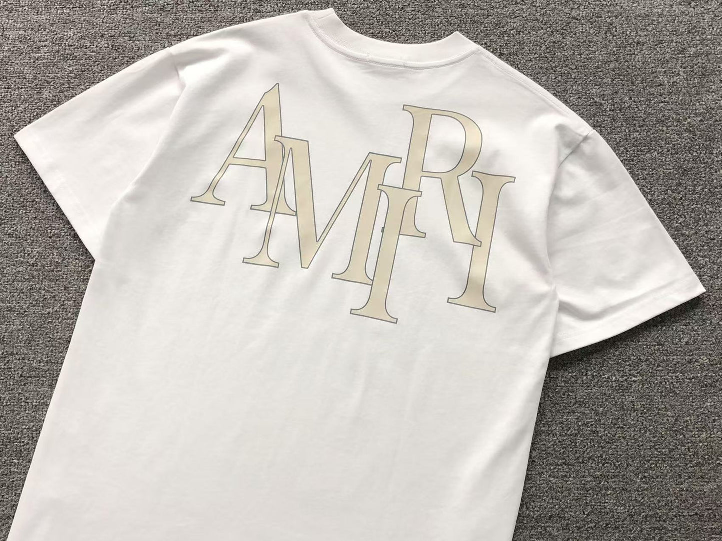 Camiseta AMIRI Monogram Oversized Back Logo