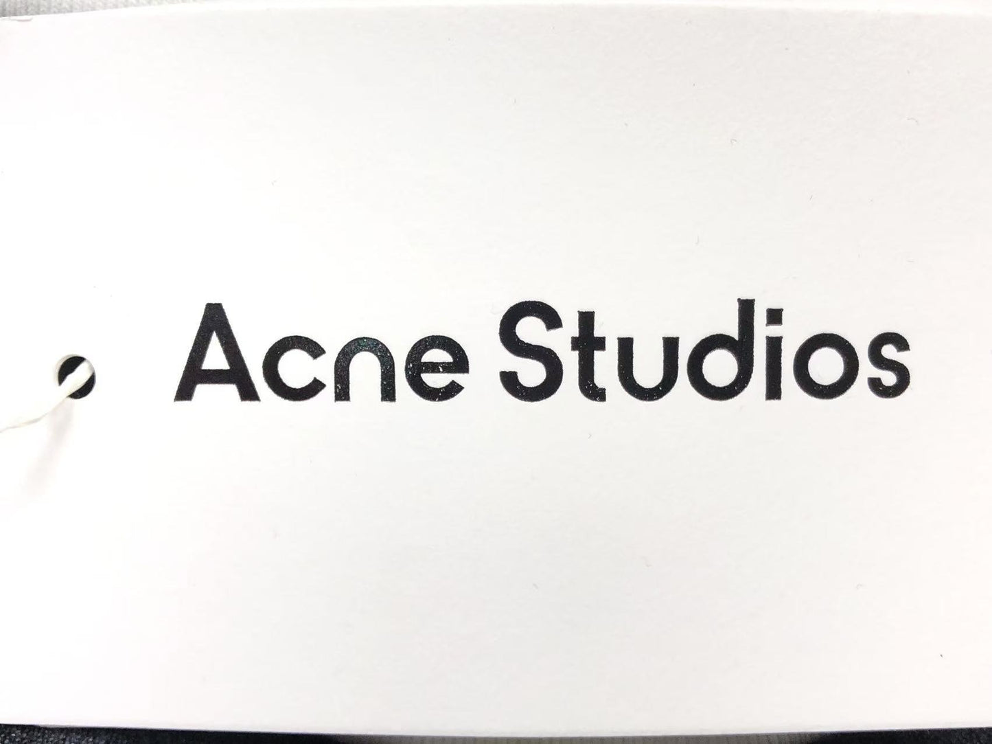 Camiseta manga longa Acne Studios Distressed Circle Logo