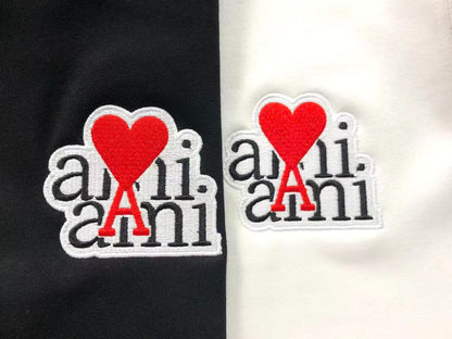 Moletom AMI Paris Ami de Cœur Script Logo Hoodie