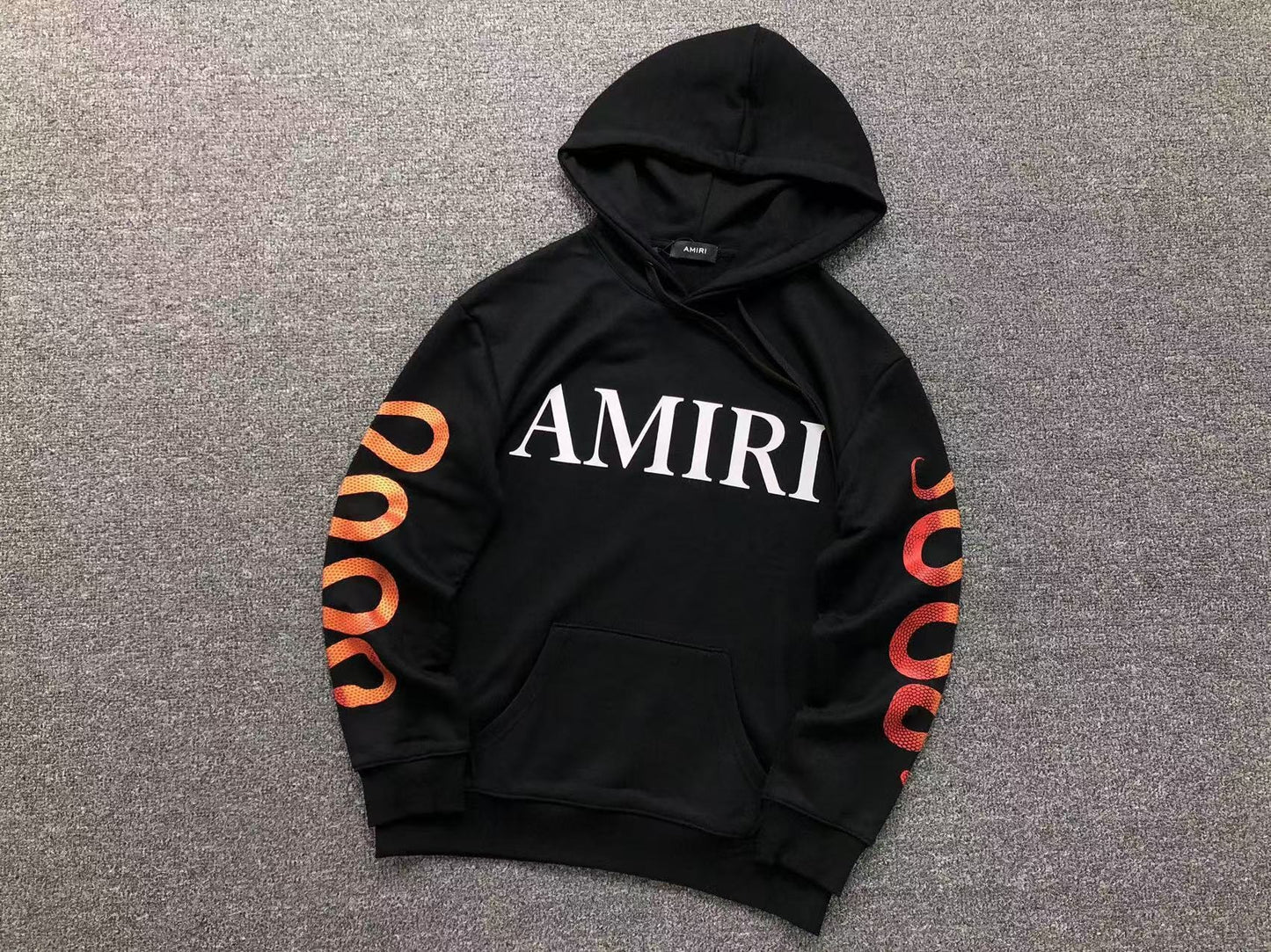 Moletom AMIRI Serpent Sleeve Logo Hoodie