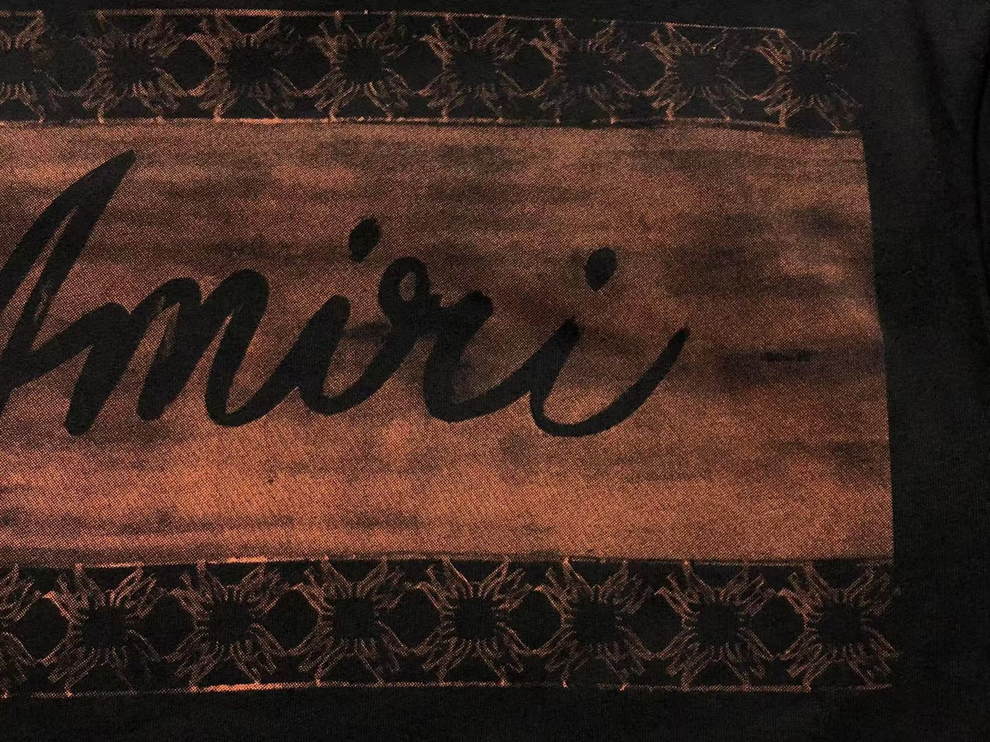 Camiseta AMIRI Vintage Script Back Logo