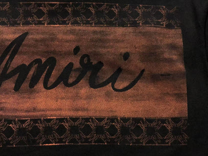 Camiseta AMIRI Vintage Script Back Logo