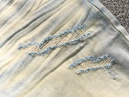 Bermuda Jeans AMIRI Ice Fade Distressed