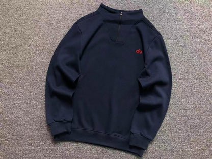 Moletom ALO half zip gola alta