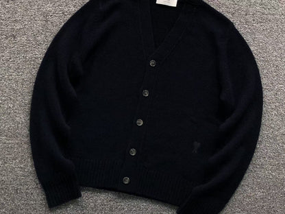 Suéter Cardigan AMI Paris Essential Feminino