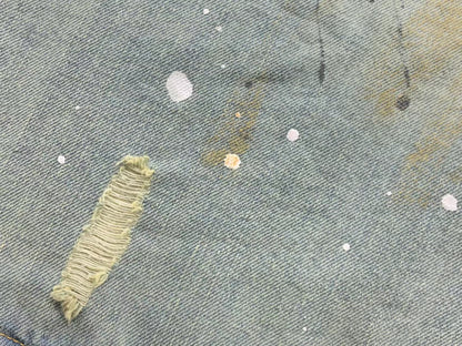 Short Acne Studios Workwear Ink Splatter