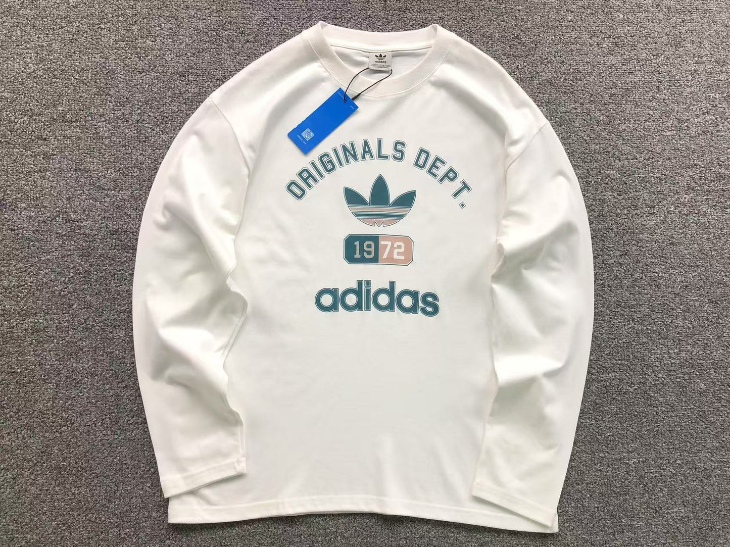 Camiseta Manga Longa Adidas Dept 1972 Vintage