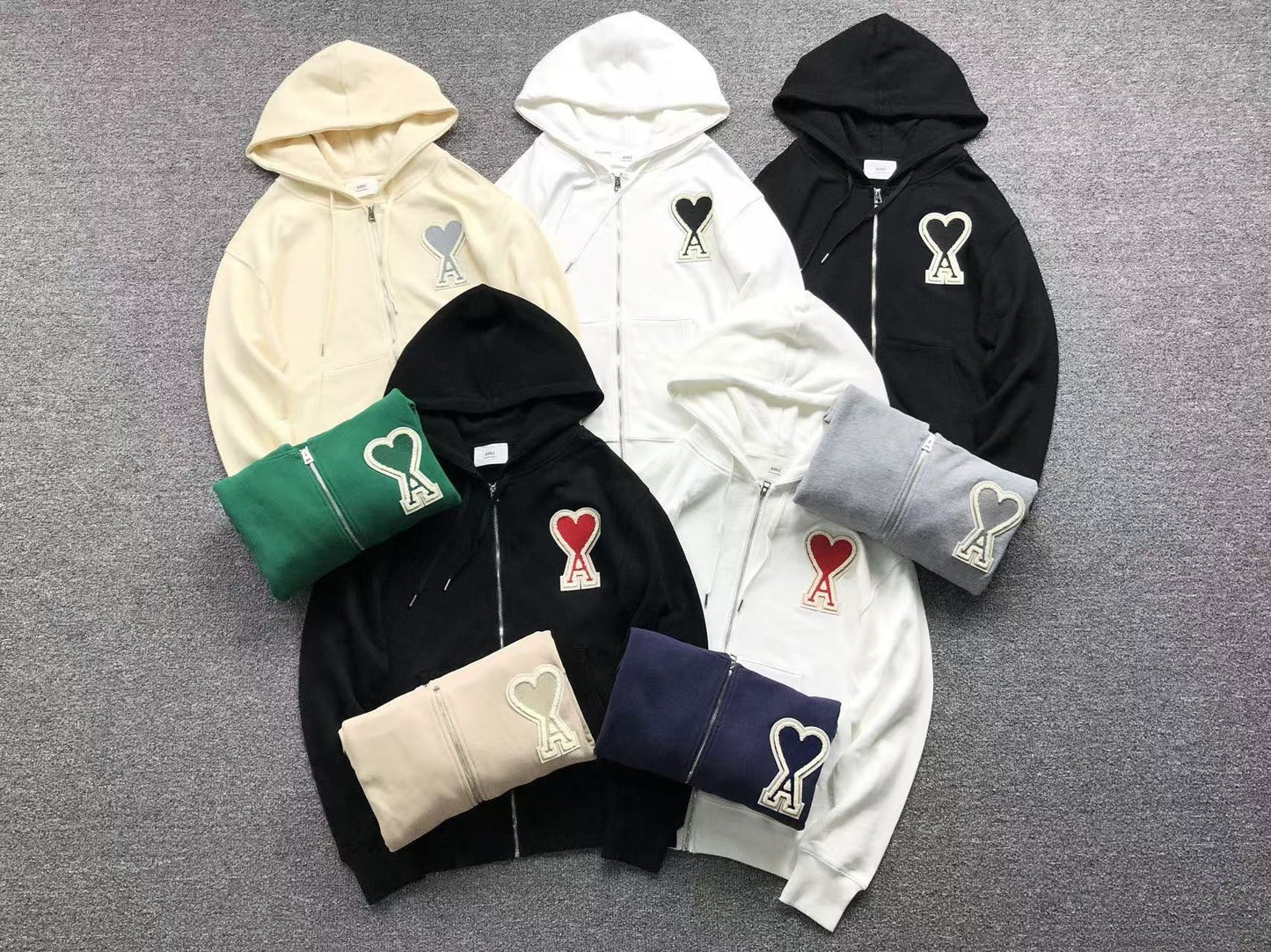 Moletom AMI Paris Ami de Cœur Hoodie Big Heart