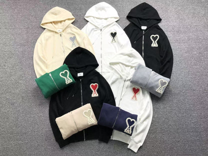 Moletom AMI Paris Ami de Cœur Hoodie Big Heart