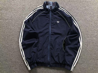 Jaqueta Adidas Reversible Plaid Track Jacket