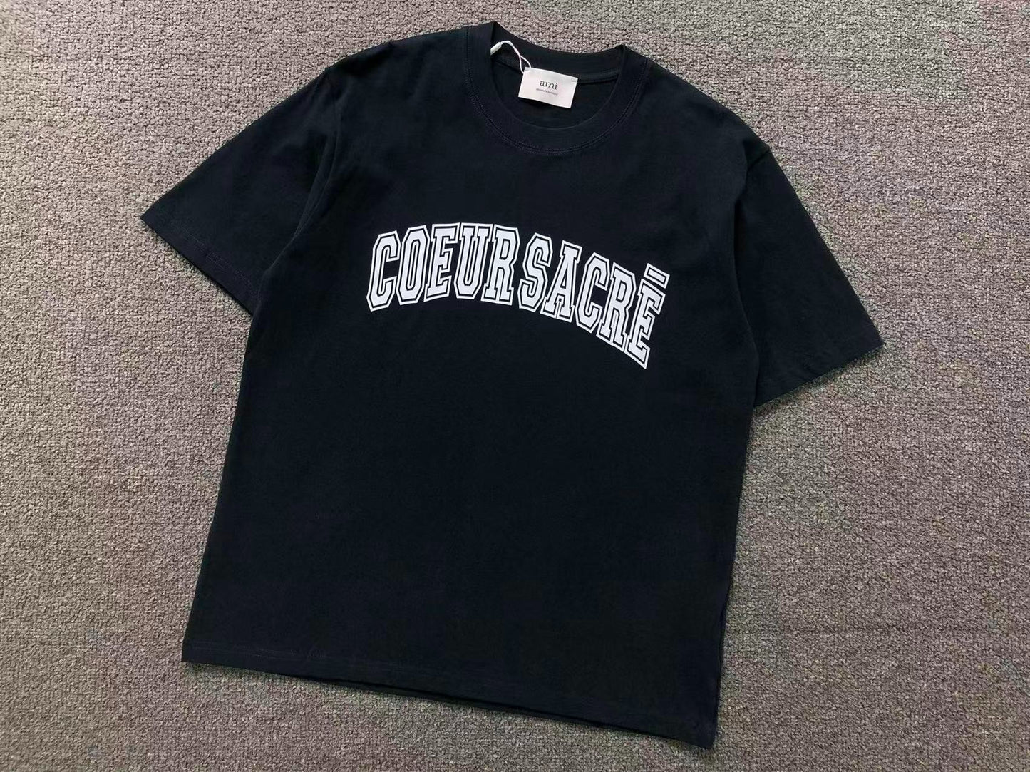Camiseta AMI Paris Coeur Sacré Varsity