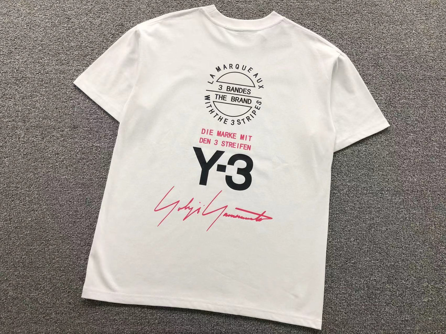 Camiseta Adidas Y-3 Signature Statement