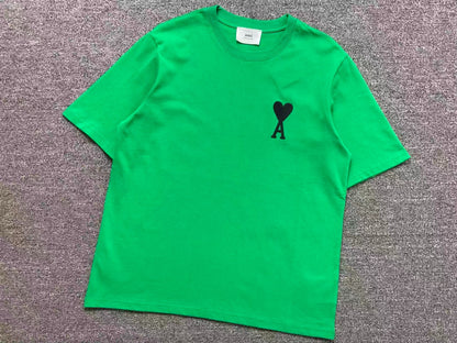 Camiseta AMI Paris Mini Heart Color Contrast