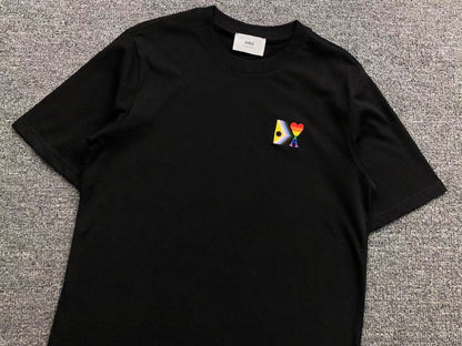 Camiseta AMI Paris Multicolor Heart Edition