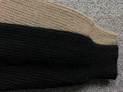 Suéter AMI Paris Knit Half-Zip Coração Minimal