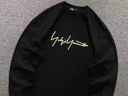 Camiseta Adidas Y-3 Yohji Signature Long Sleeve