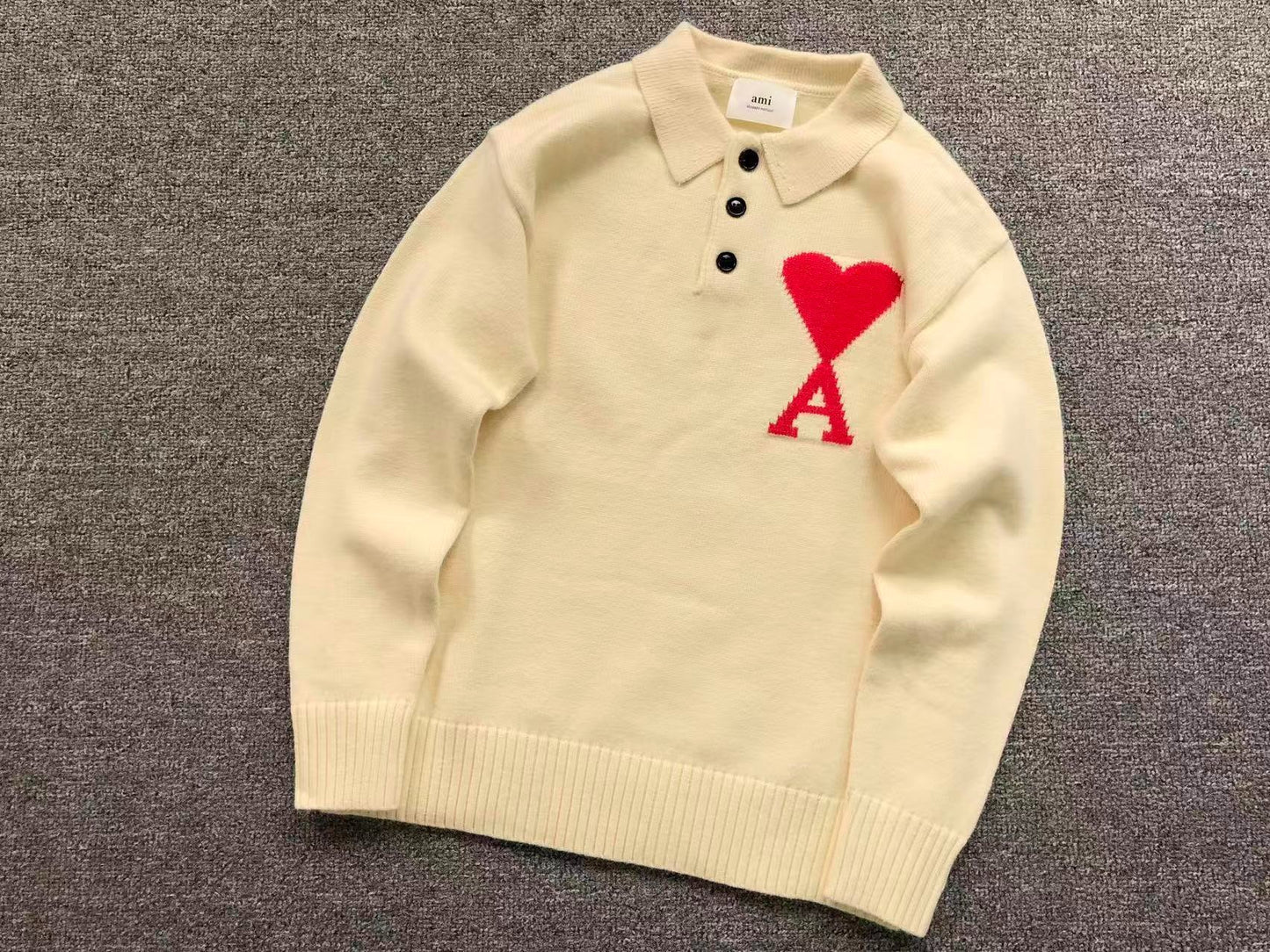 Suéter AMI Paris Polo Knit Essential