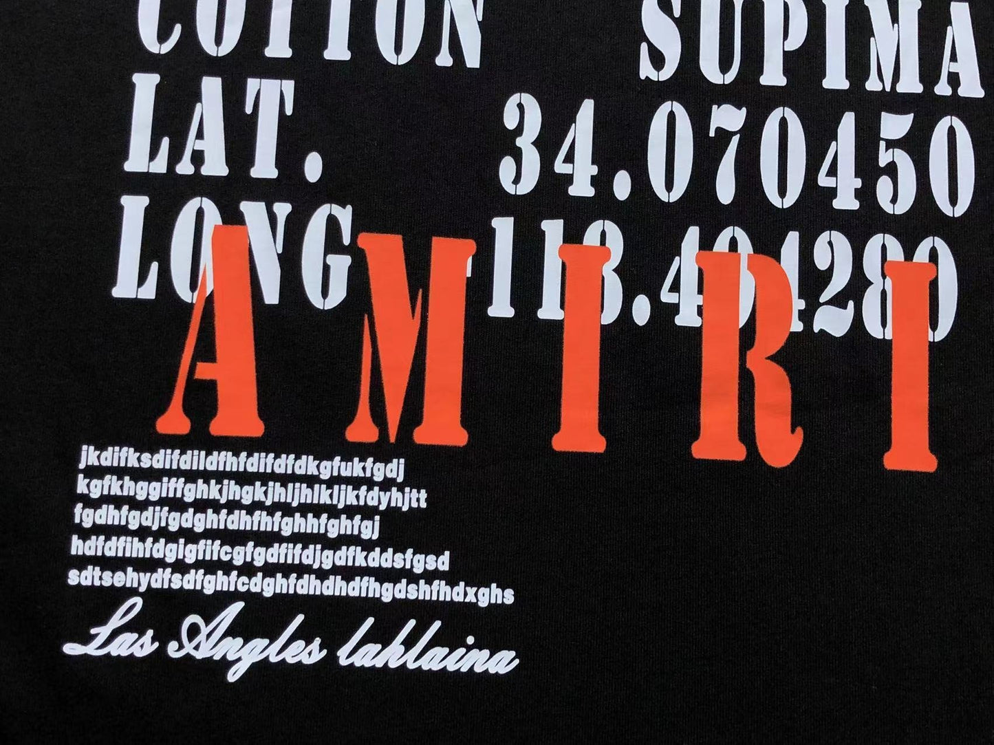 Camiseta AMIRI Arts District Label
