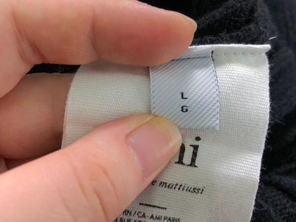 Suéter AMI Paris Gola Alta Logo