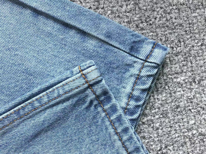 Calça Jeans AMI Paris WideLeg Lavagem