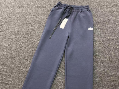 Calça elástica ALO moletom reta Feminino