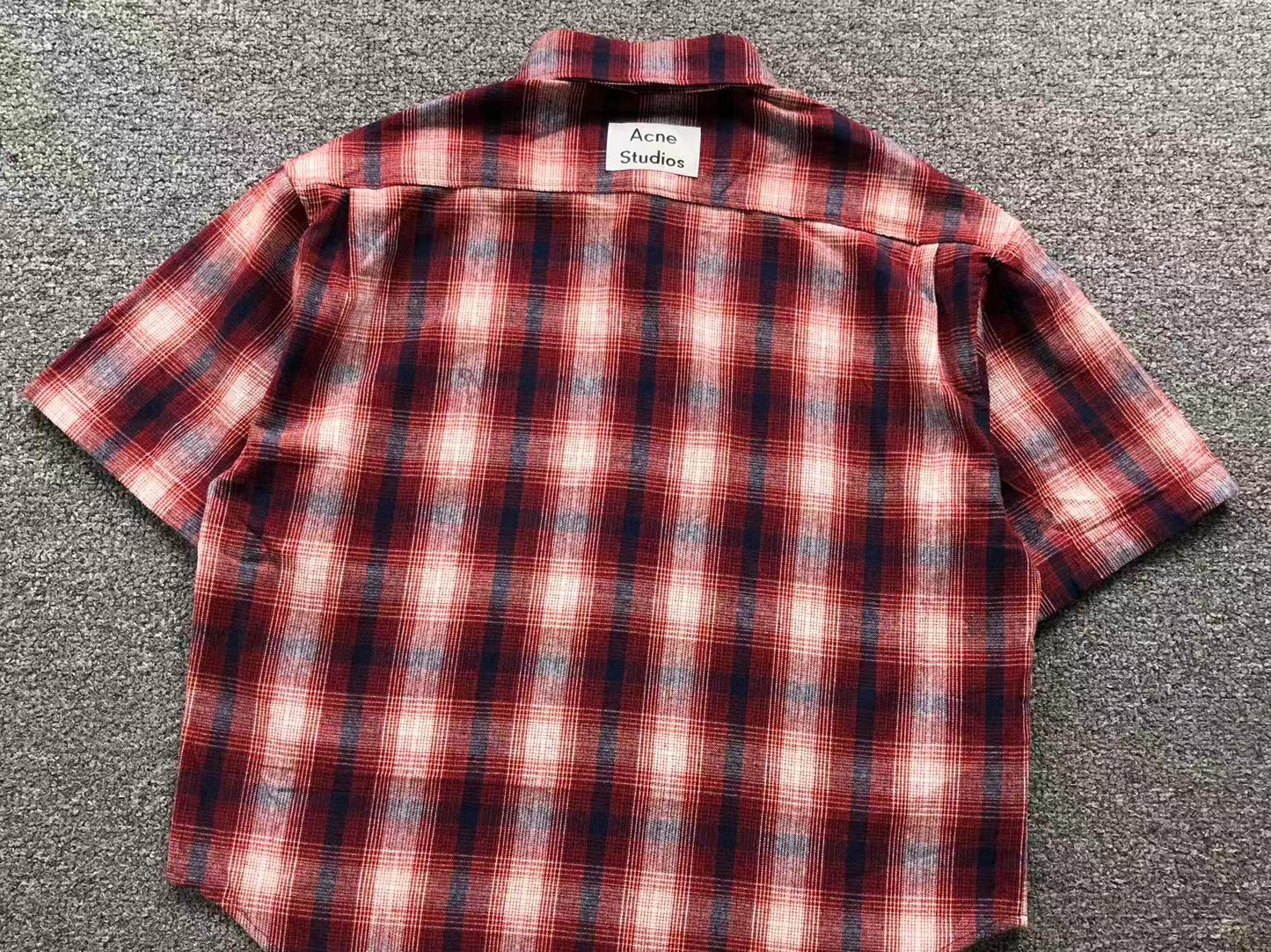 Conjunto Acne Studios Flannel Checkered set