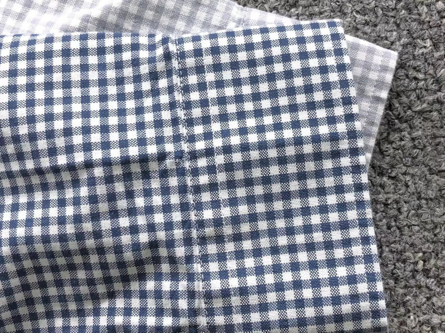 Camisa Social AMI Paris Vichy Heart Logo