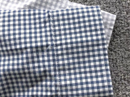 Camisa Social AMI Paris Vichy Heart Logo