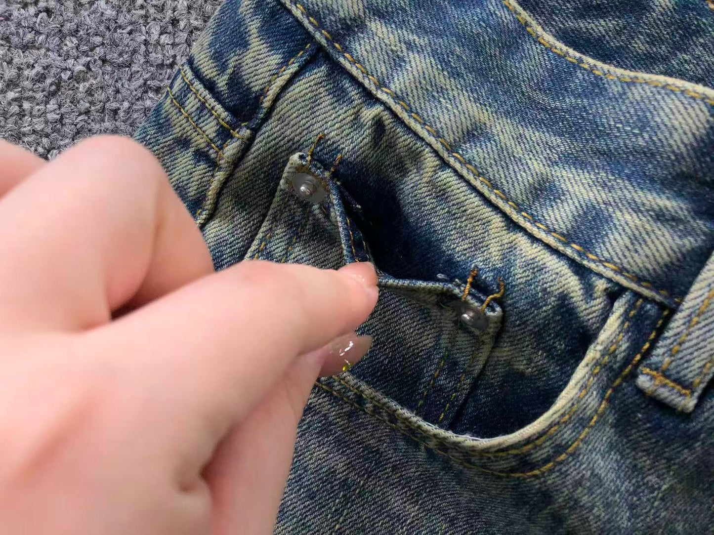 Calça Acne Studios Smokey Wash Jeans