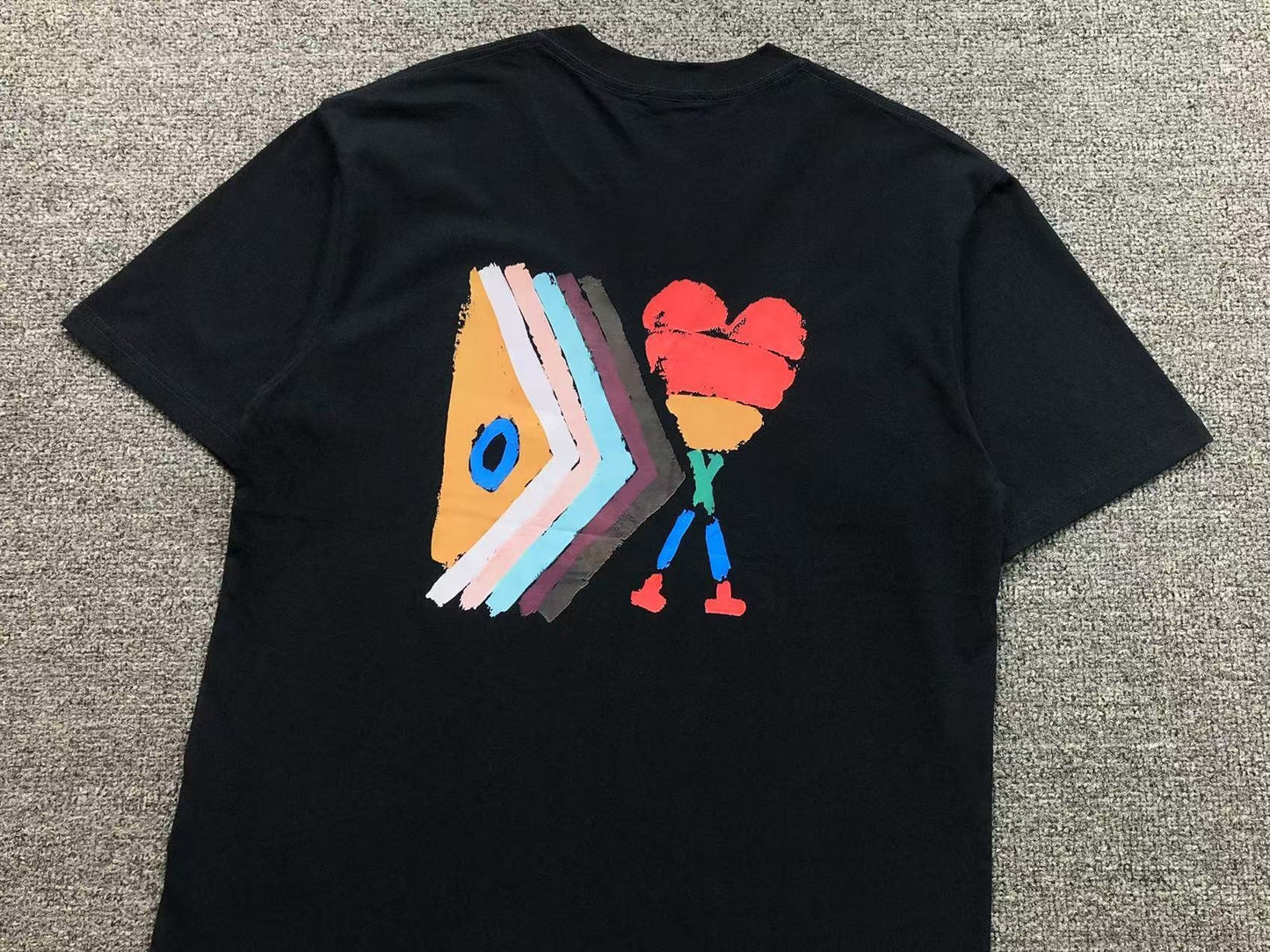 Camiseta AMI Paris Art Graphic Tee