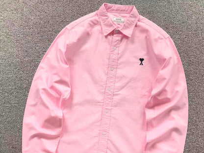 Camisa AMI Paris Logo Coração Bordado
