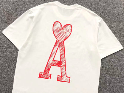 Camiseta AMI Paris x Kevin Lyons Graphic Heart