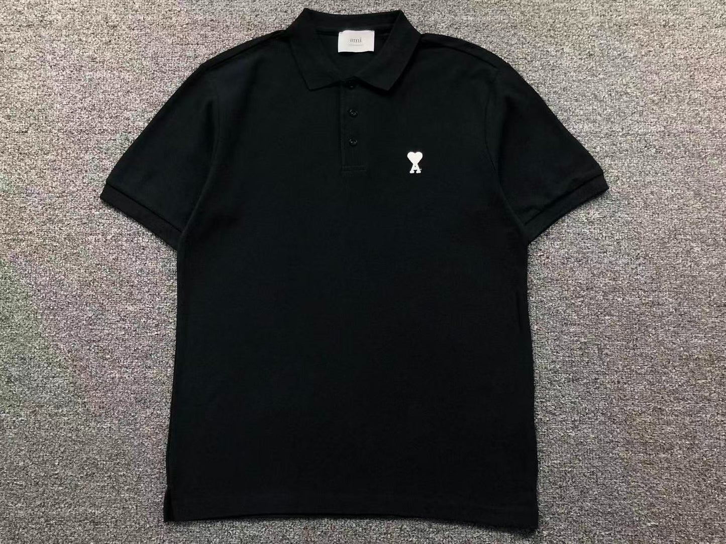 Camiseta Polo AMI Paris Essential Mini Logo