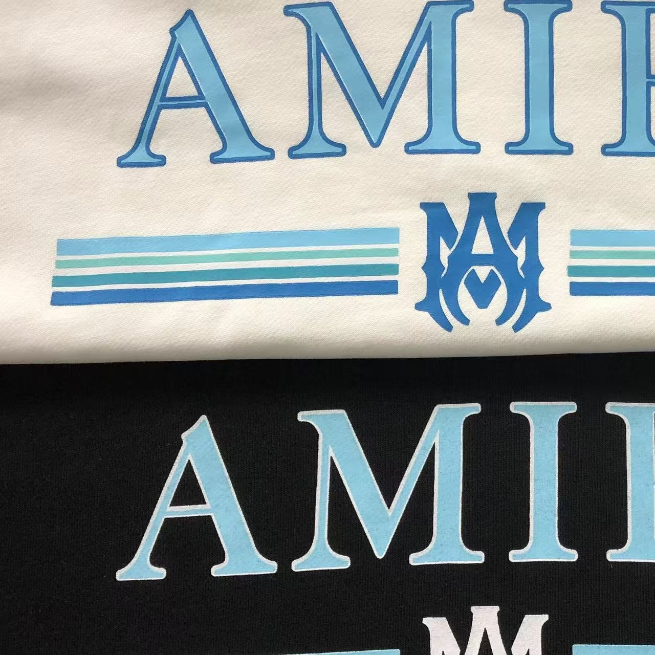 Moletom AMIRI Core Stripe Logo Hoodie