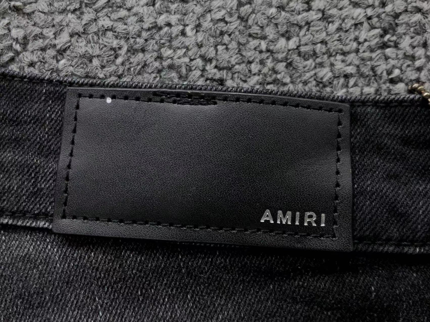 Calça AMIRI Paint Splatter Black