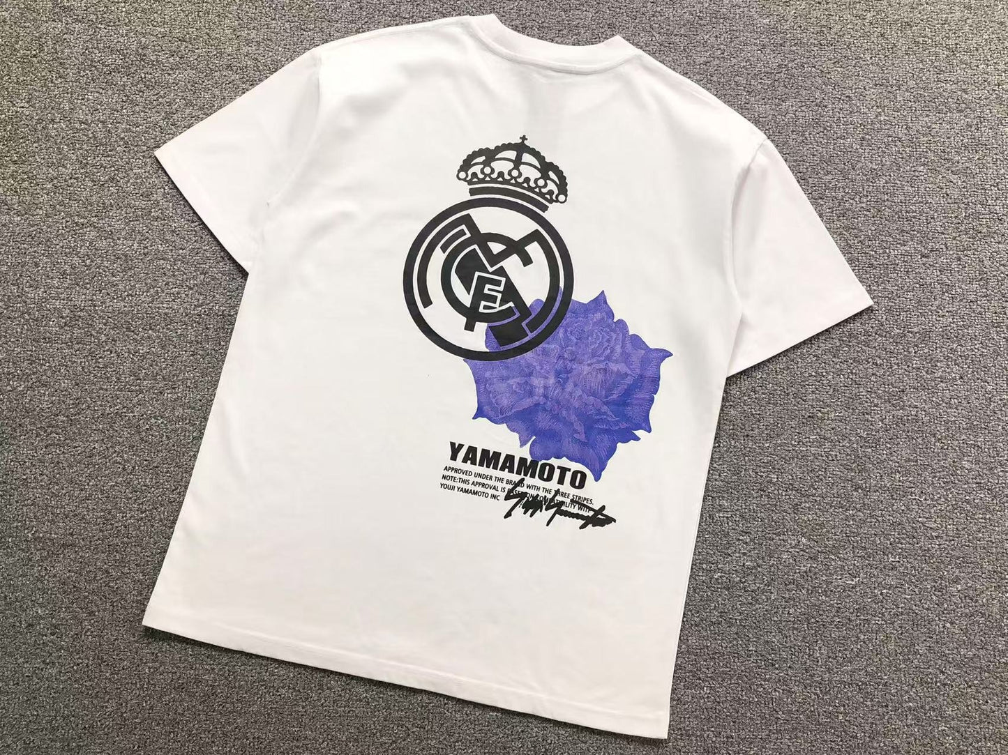 Camiseta Adidas Y-3 Real Madrid Crest Flower
