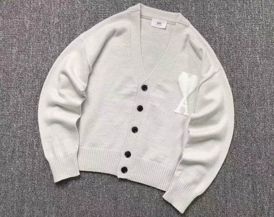 Suéter Cardigan AMI Paris