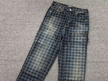 Calça AMIRI Monogram Cargo Denim