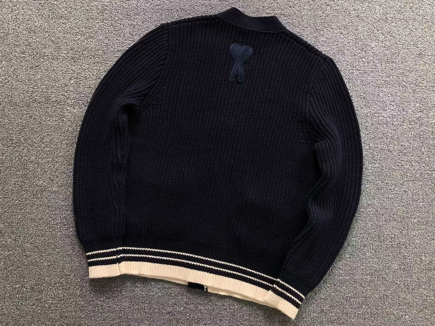 Suéter Cardigan AMI Paris Knit Textured