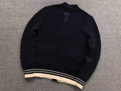 Suéter Cardigan AMI Paris Knit Textured