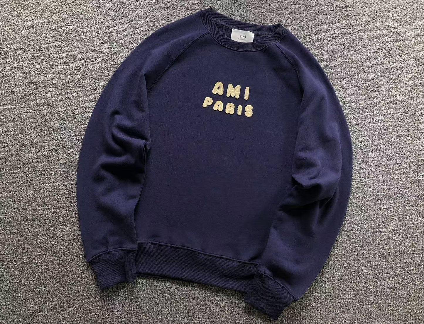 Moletom AMI Paris Bubble Logo Crewneck