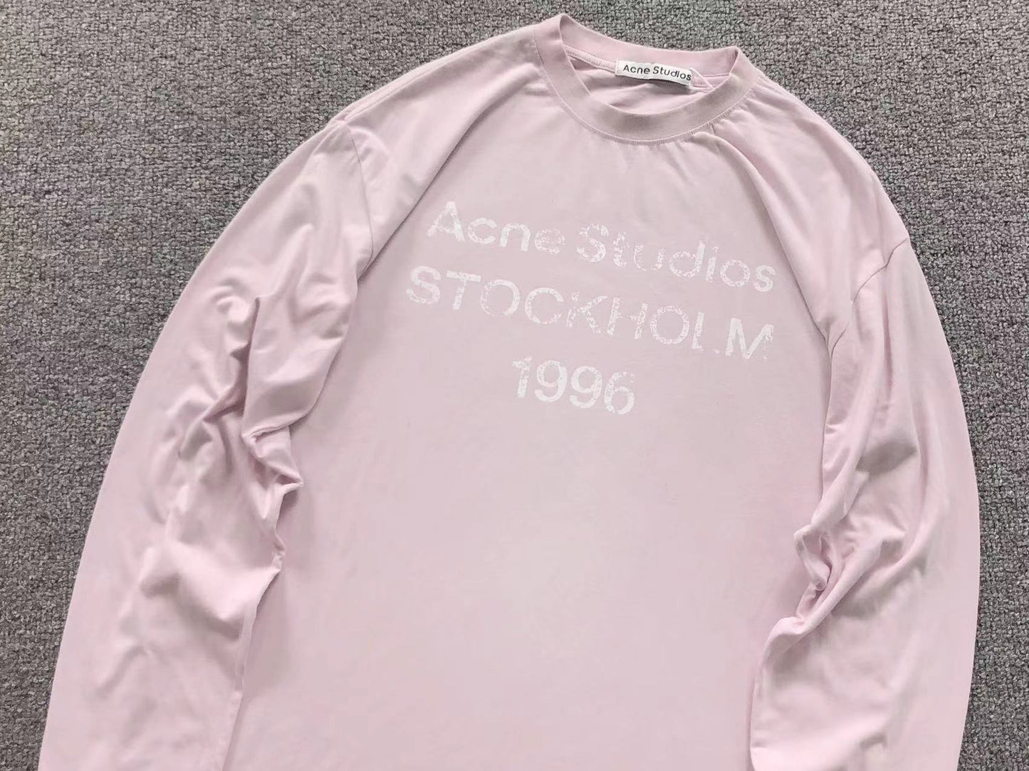 Camsieta Acne Studios Stockholm 1996 Rib Long Sleeve