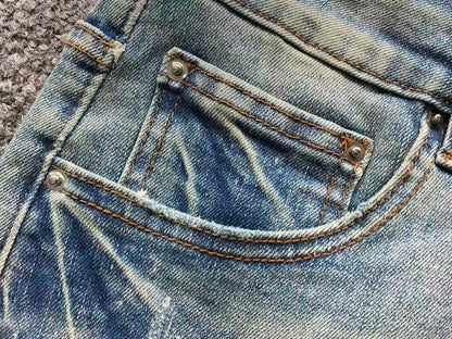 Bermuda Jeans AMIRI Ice Vintage Minimal Distressed