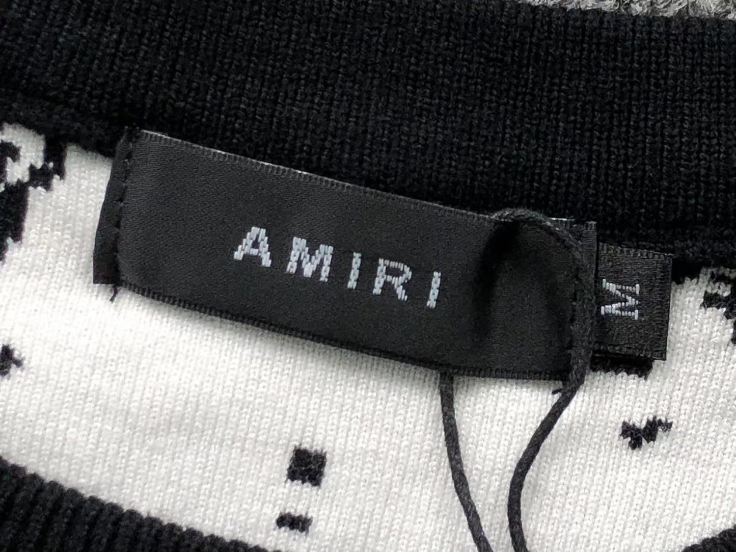 Suéter AMIRI Noir Bandana Fade