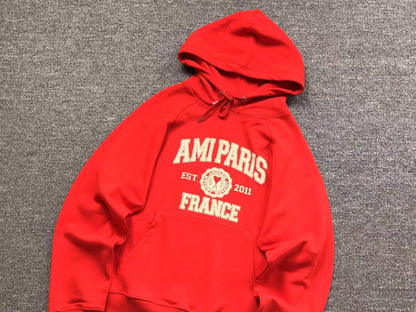Moletom AMI Paris Logo Collegiate